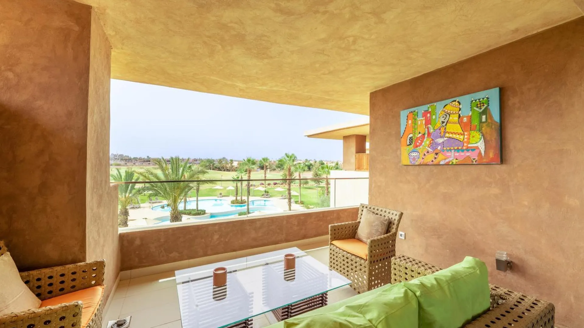 Appartement Relax Front Of Panoraview Pool Golf Atlas Marrakesh Marokko