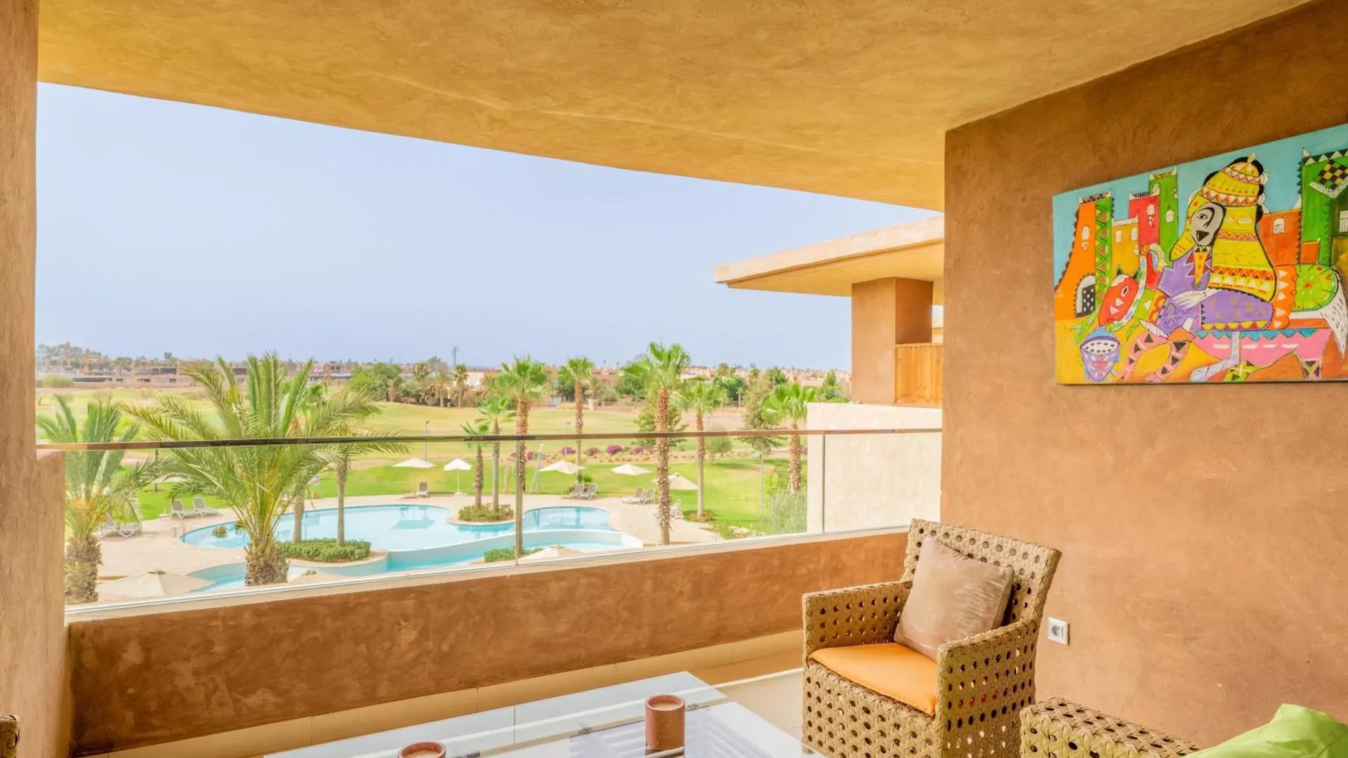 Relax Front Of Panoraview Pool Golf Atlas Marrakesh