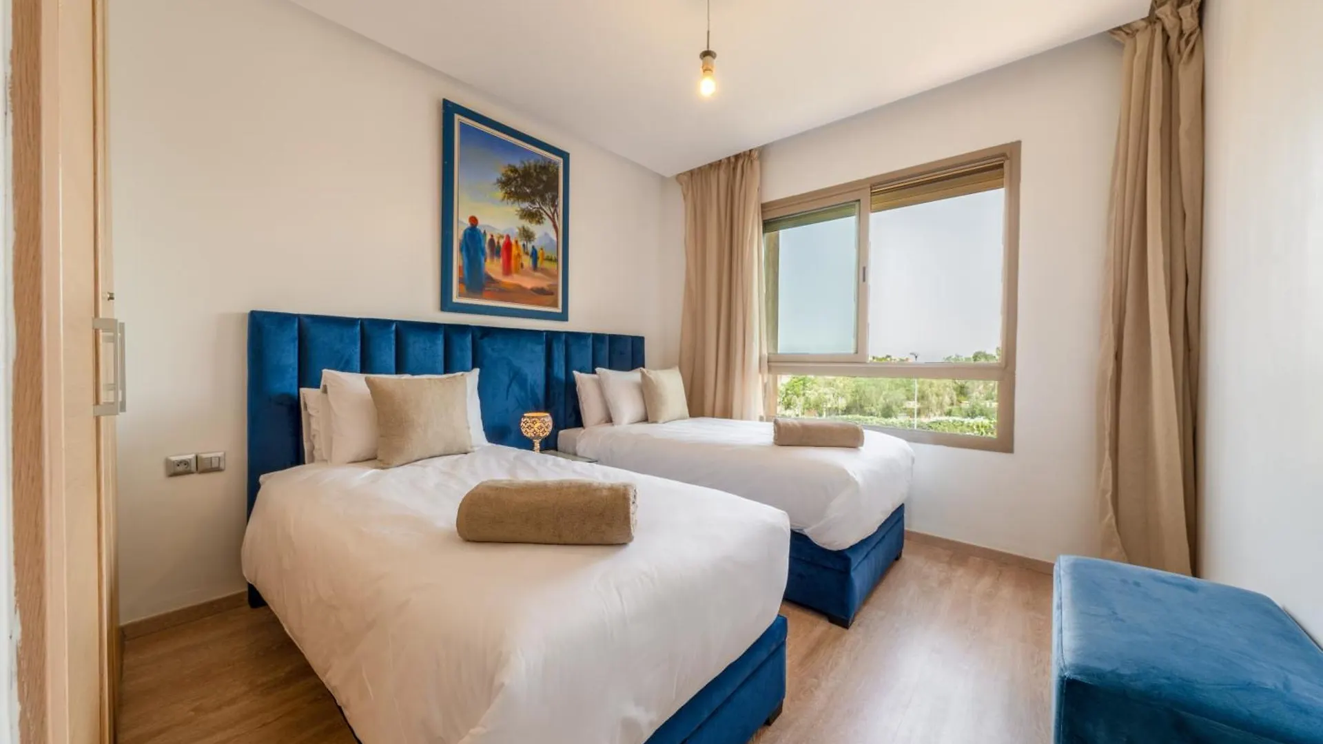 Relax Front Of Panoraview Pool Golf Atlas Marrakesh Apartment