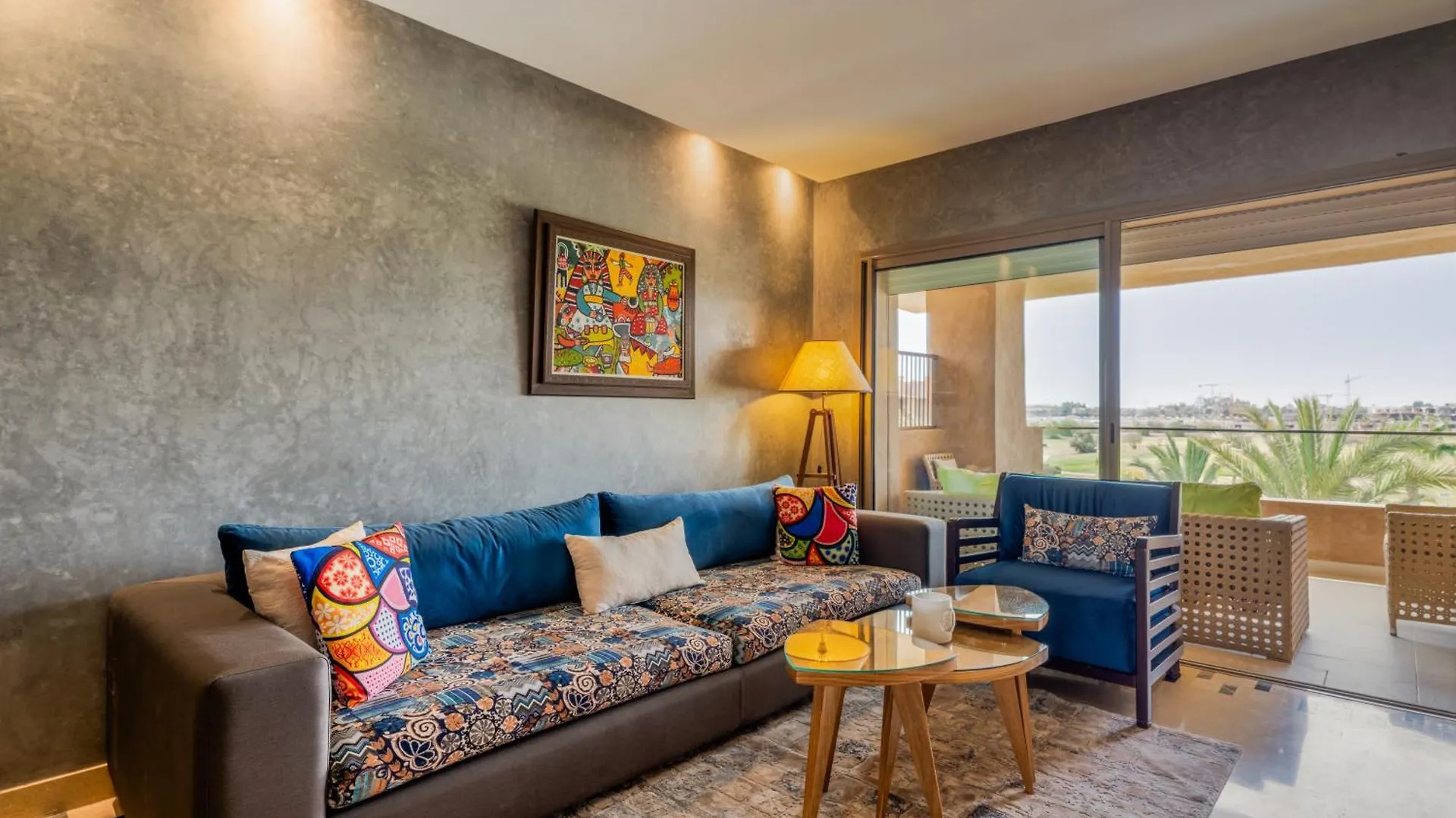 Relax Front Of Panoraview Pool Golf Atlas Marrakesh Apartment