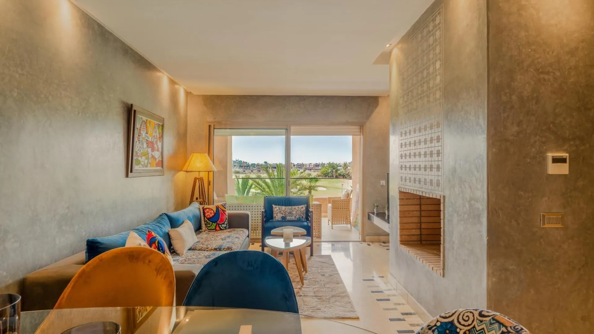 Relax Front Of Panoraview Pool Golf Atlas Marrakesh Apartment